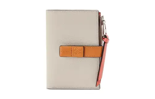 LOEWE Soft Grain Calfskin Wallet Women's Light Oat/Honey
