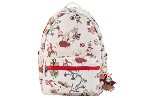 Li Ning Sports Life Collection Synthetic Leather Backpack Regular Women's White