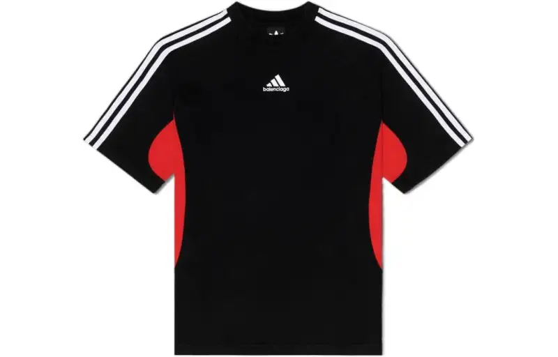 Adidas Originals T Shirts Men's Black Crew Neck Moderate Straight Fit