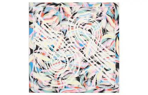 HERMES Silk Scarf Women's Multicolor
