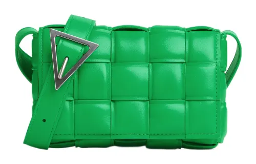 Bottega Veneta PaddedCASSETTE Sheepskin Pillow Bag, Shoulder Bag, Crossbody Bag Small Women's Green