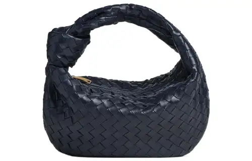 Bottega Veneta Jodie Lambskin One Shoulder Handbag Women's Space Gray