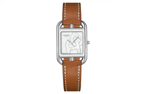 HERMES Wrist Watches Quartz Movement 31mm White Dial Women's
