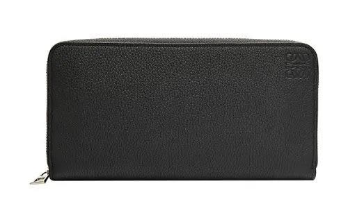 LOEWE Soft Grain Calfskin Wallet Men's Black