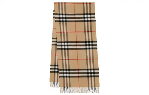 Burberry Exaggerated Check Cashmere Scarf