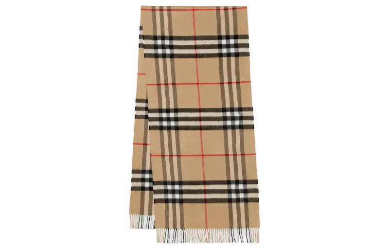 Burberry Exaggerated Check Cashmere Scarf