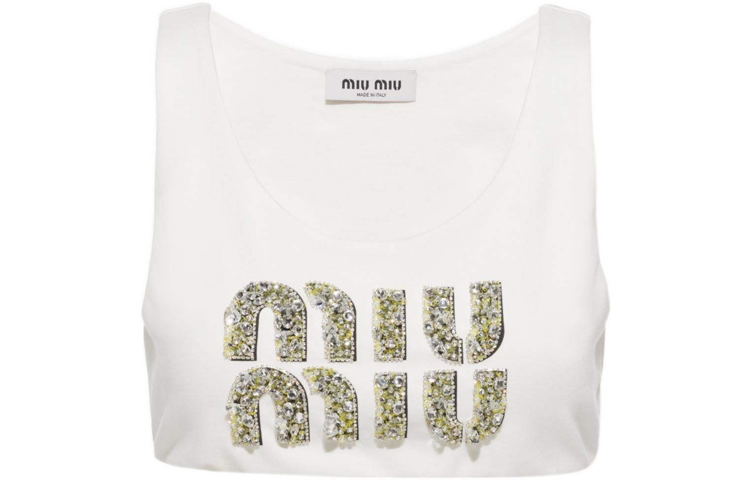 Спортивные топы MIU MIU