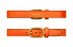 GUCCI Bamboo Leather Diana Bamboo Bag Shoulder Strap Small Size Women's Orange