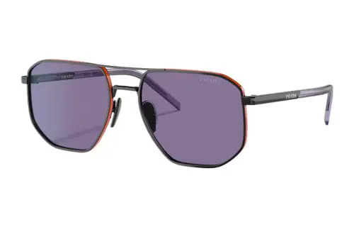 PRADA Sunglasses Unisex Black/Orange