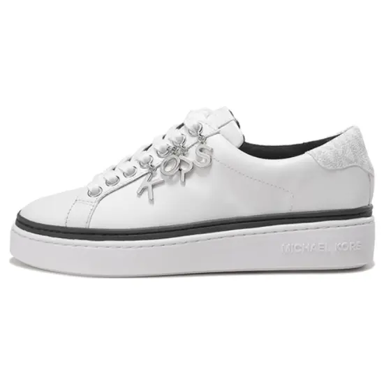 Michael Michael Kors Logo-charm Leather Sneakers
