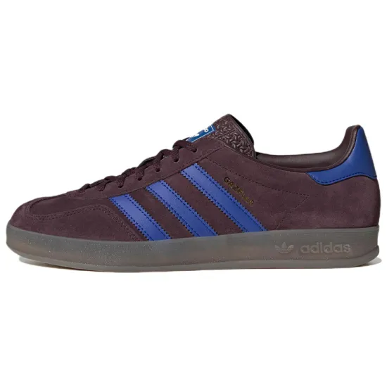 Adidas Gazelle Indoor Shadow Maroon Semi Lucid Blue