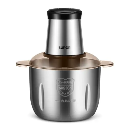 SUPOR Supor JRD06 meat grinder stainless steel multi-functional cooking machine household 3L large capacity anti-clogging electric meat mincing machine vegetable cutting mixer infant mother and baby food supplement machine