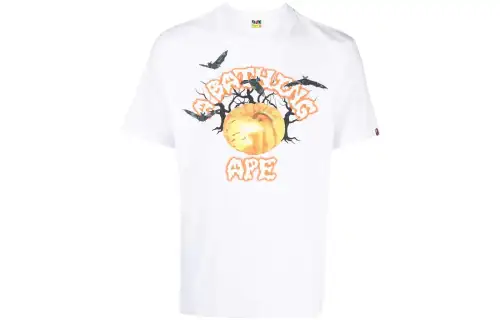 A BATHING APE T Shirts Men's Crew Neck Moderate Straight Fit