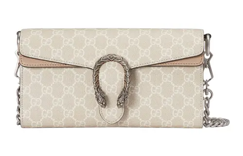 GUCCI Dionysus Canvas Crossbody Bag, Shoulder Bag Women's Ecru