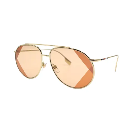 Burberry Sunglasses Unisex Gold/Brown