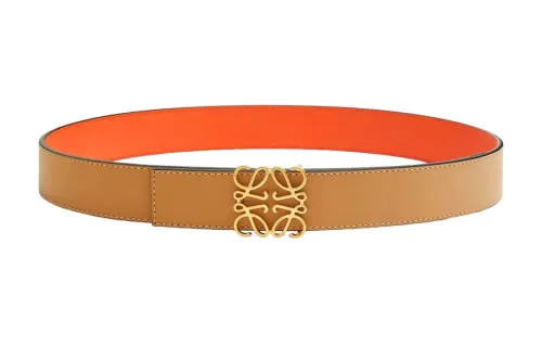 LOEWE Cow Leather Belts Women's Width 3.5cm