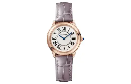 CARTIER RONDE DE Quartz Movement 30m Waterproof Women's Watch White Dial Steel Watch Case