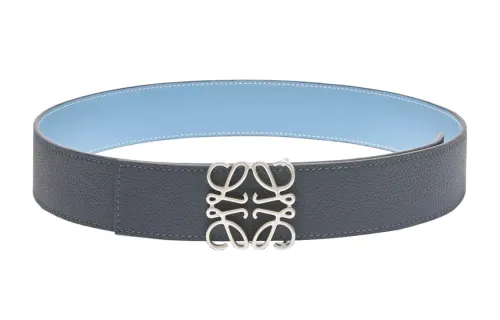 LOEWE Cow Leather Belts Men's Width 4cm