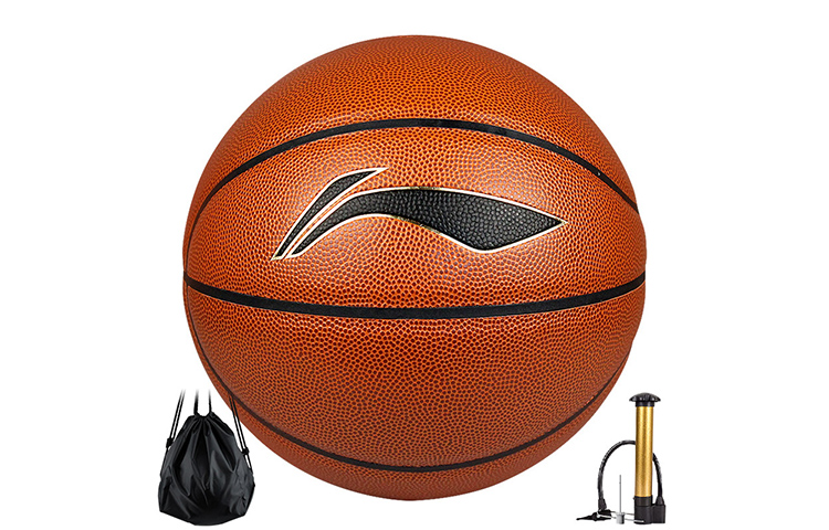 Li Ning Pu Basketball Brown Size 5 Training Unisex