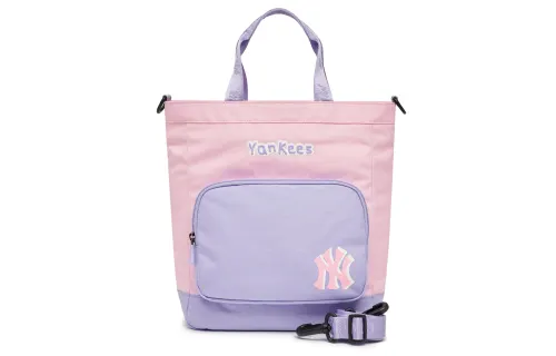 MLB Polyester Tote Bag, Shopping Bag, Portable Crossbody Bag, Shoulder Bag Regular Women's Pink