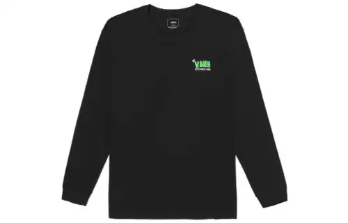Vans T Shirts Unisex Black Crew Neck Moderate Other