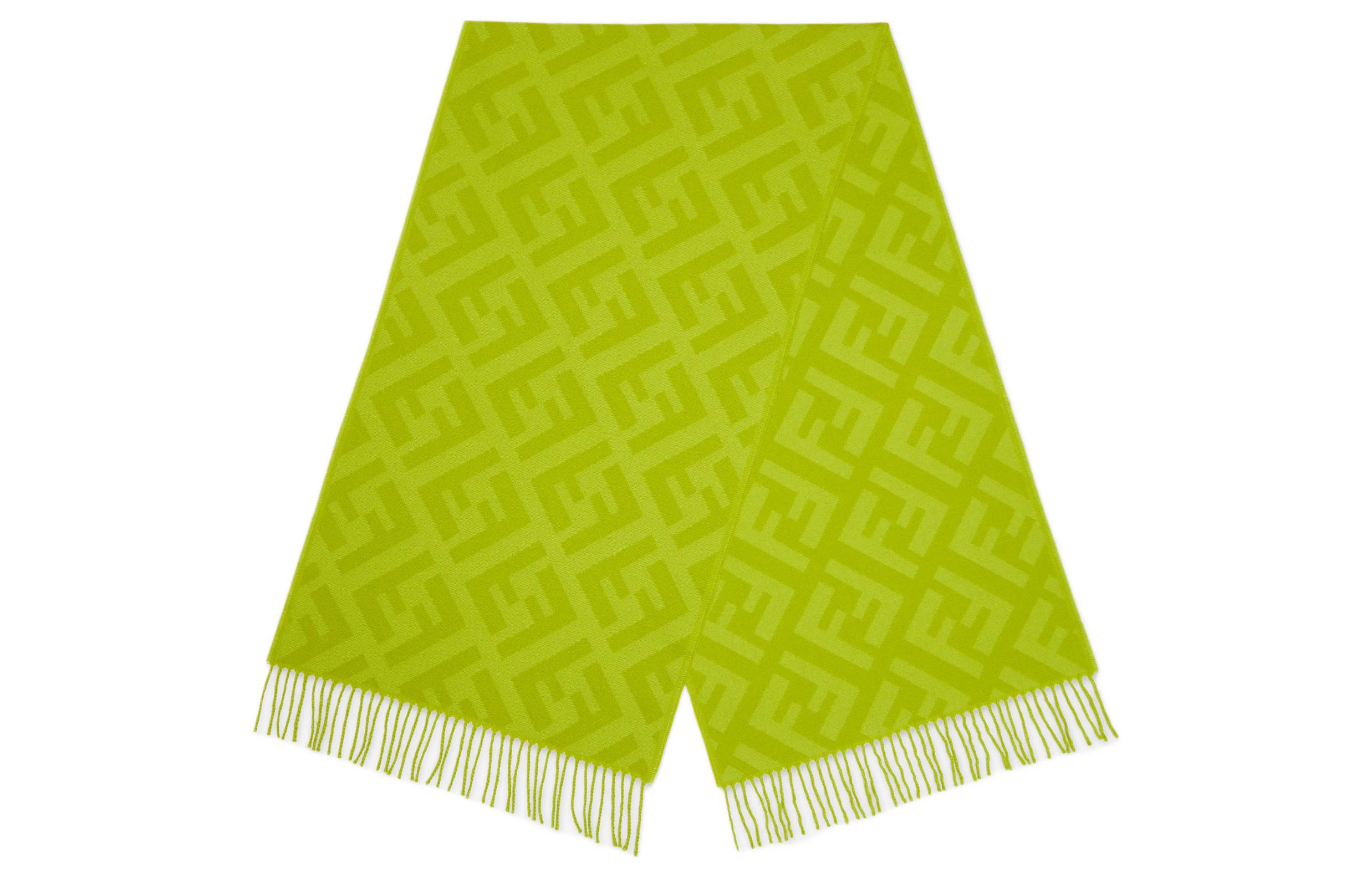 Женский шарф Fendi (зеленый)