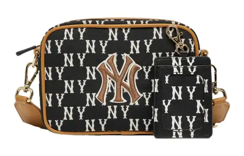 MLB Polyester Combo Bag, Camera Bag, Crossbody Bag, Shoulder Bag Unisex Black