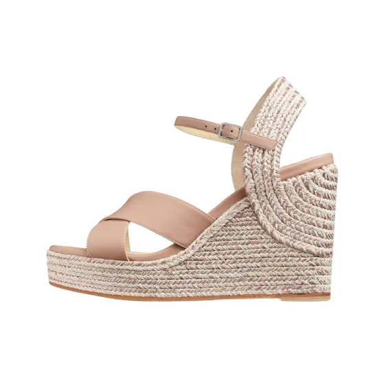 Jimmy Choo Dellena 100mm Wedge Sandals