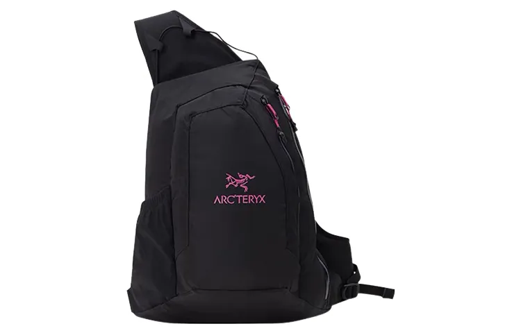 Arc'teryx SYSTEM_A 27L Outdoor Bags PU With Polyester And Nylon Black & Purple Unisex