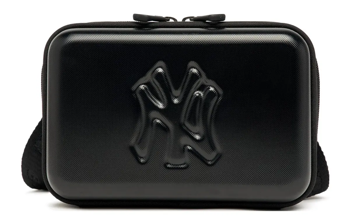 MLB Polyester Camera Bag, Shoulder Bag, Crossbody Bag Mini Women's Black