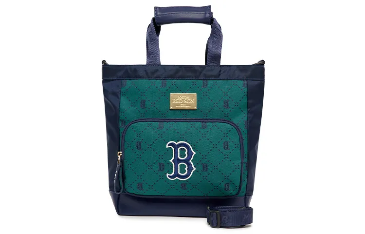 MLB Polyester Tote Bag, Shopping Bag, Shoulder Bag, Crossbody Bag, Handbag Regular Men's Green
