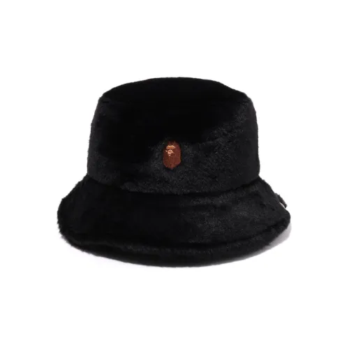 Bape Women'ss One Point Fur Bucket Hat