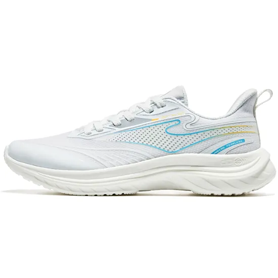 Erke Running Shoes Men Low-Top White Blue