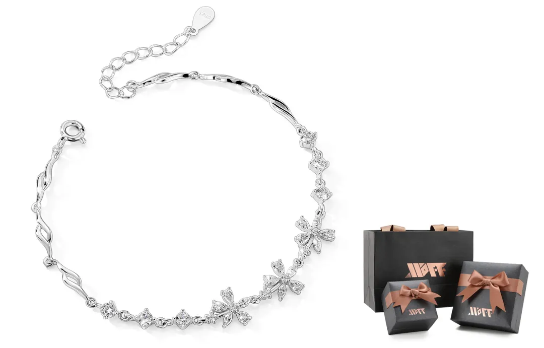 XXOFF 925 Sterling Silver Bracelets Women's