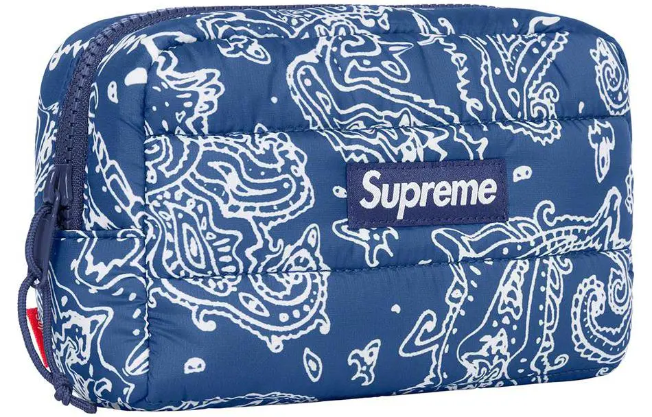 Supreme FW22 Week 14 Nylon Makeup Bag Handheld Storage Bag Unisex Multicolor