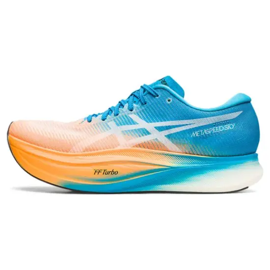 Asics Metaspeed Sky+ Orange Pop Island Blue