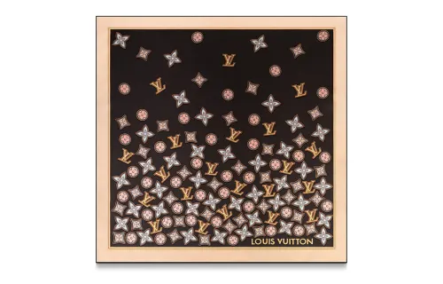 LOUIS VUITTON Monogram Silk Scarves Women's