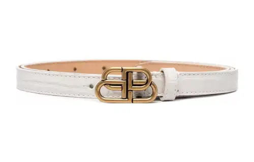 Balenciaga Fashion Individual Solid Color Extra Thin Smooth Buckle Women's Width 1.7cm
