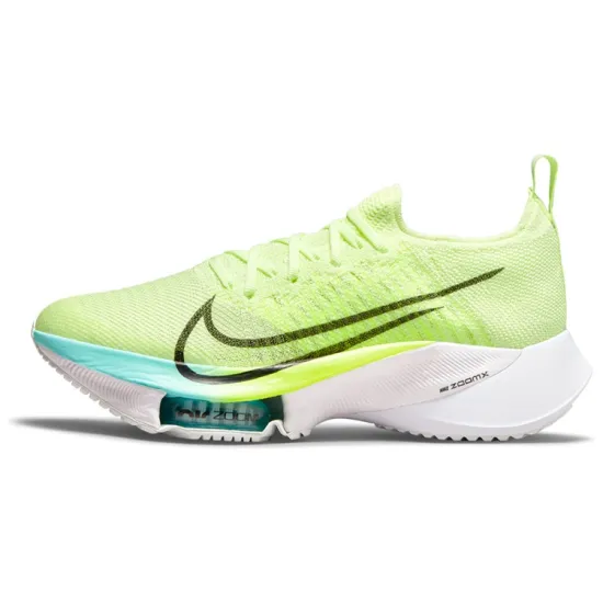 Nike Air Zoom Tempo Next% Flyknit Volt Light Blue Women's