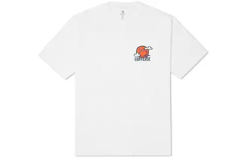 Converse Set in Sleeve T Shirt Men's White