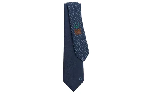 HERMES Cheval Ties Men's Blue