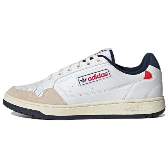 Adidas Originals NY 90 Skateboard Shoes Unisex Low-top White/beige/navy Blue/red