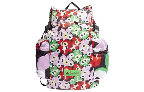 Adidas MARIMEKKO Collaboration Recycled Polyester Mixed Twill Backpack Regular Women's Multicolor