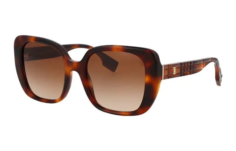 Burberry Tortoiseshell-effect Square-frame Sunglasses
