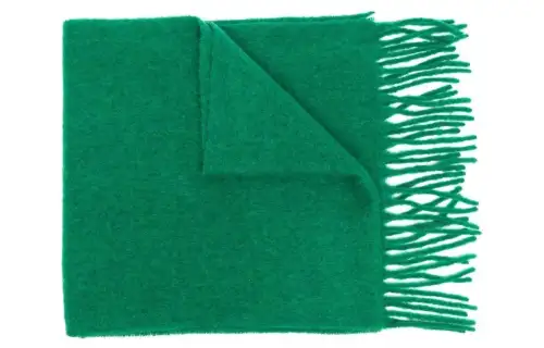 Golden Goose Knit Scarves Women's Green