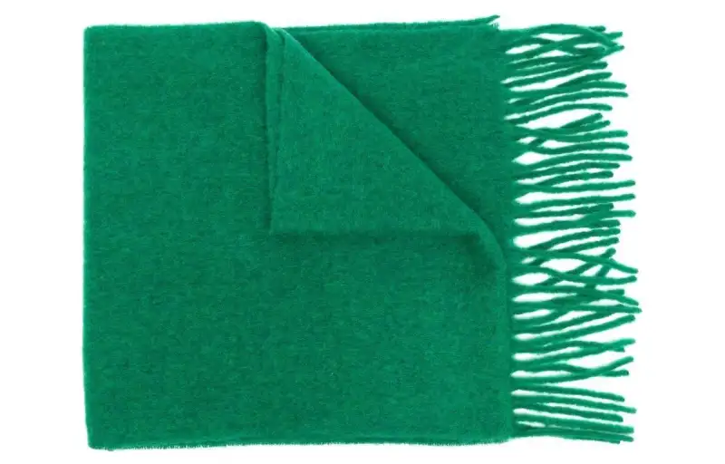Golden Goose Knit Scarves Women's Green