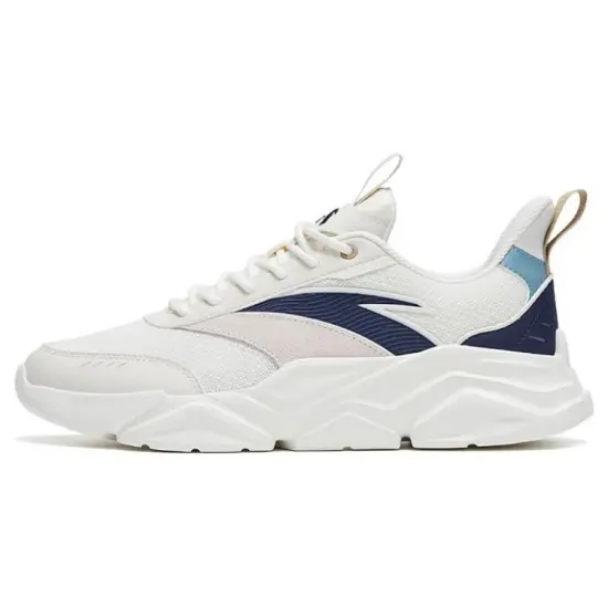 ANTA Casual Shoes Men Low-Top White Gray/Blue