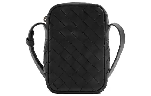 Bottega Veneta Intrecciato Zipped Mini Crossbody Bag