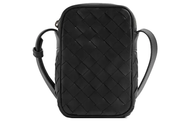 Bottega Veneta Intrecciato Zipped Mini Crossbody Bag