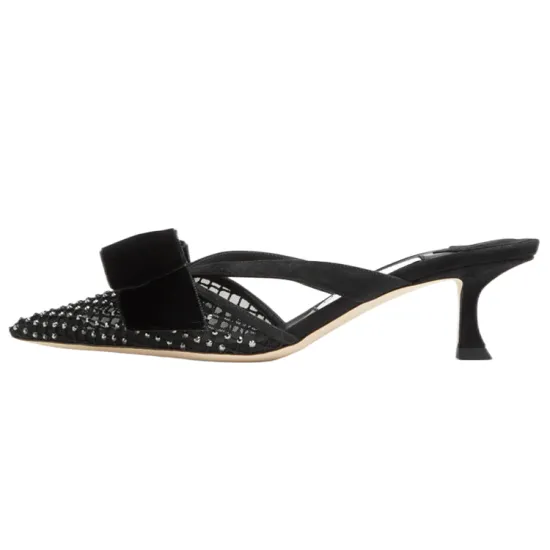 Jimmy Choo Flaca Closed Toe Slippers Women's
